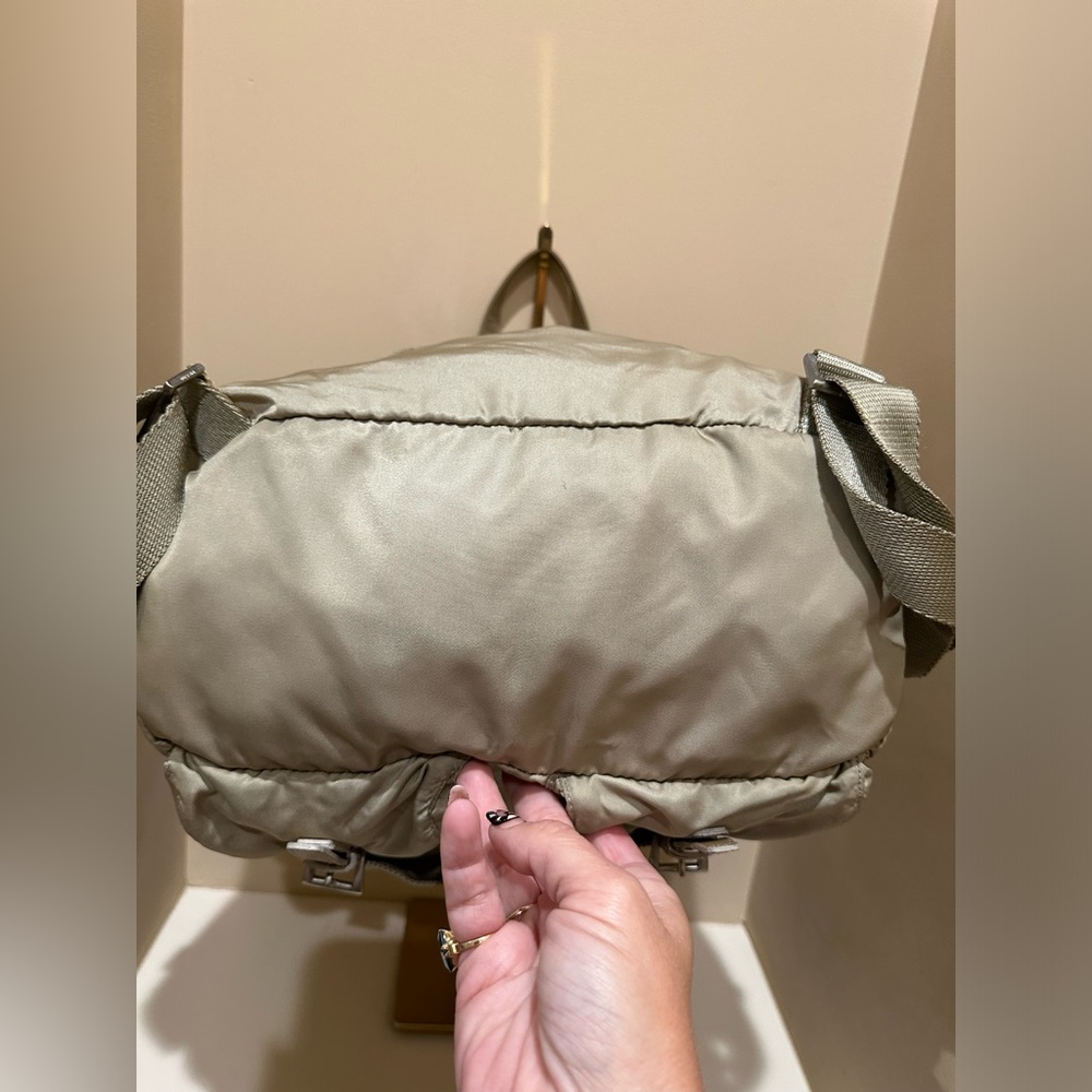 Prada Sage Green Nylon Medium Backpack - Picture 11 of 16